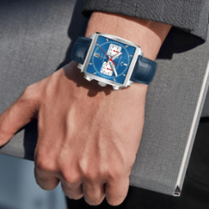 Casual Stainless Steel Leather Strap Luminous Chronograph Waterproof Quartz Watch