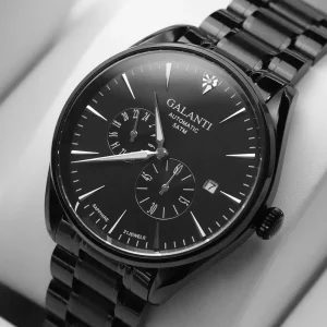 Casual Stainless Steel Sapphire Round Glass Automatic Mechanical Sapphire Crystal Man Wristwatch