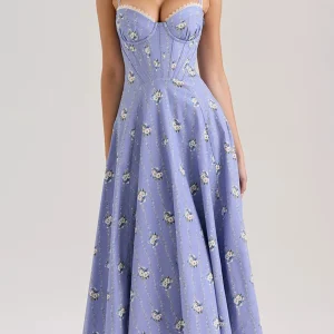 Casual Strapless Sleeveless High Waist Temperament Dress