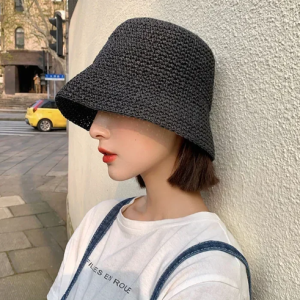 Casual Straw Visor Bucket Fisherman Hand weaving Panama Girl Fishing Chapeau Sun Hats tool