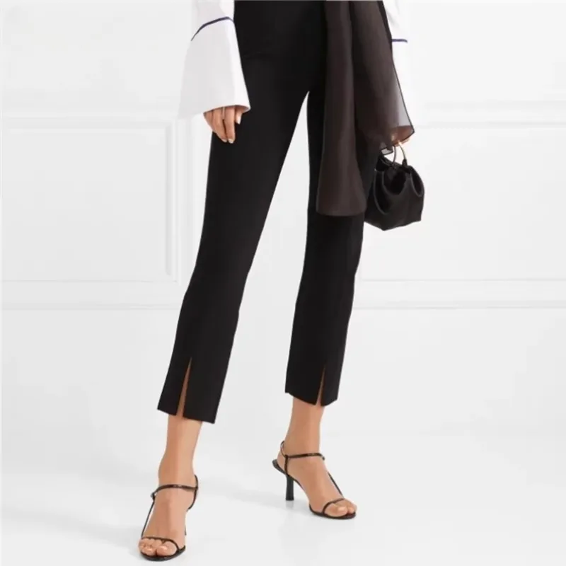 Casual Thin Strap French Single Buckle Strap Open Toed Sandals - Image 6