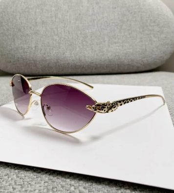 Casual Trendy UV Protection High-end Polarized Look Thin Round Face Sunglasses - Image 11