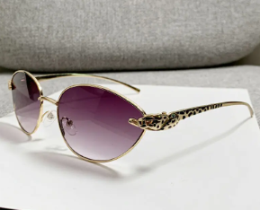 Casual Trendy UV Protection High-end Polarized Look Thin Round Face Sunglasses - Image 9