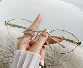 Casual Trendy UV Protection High-end Polarized Look Thin Round Face Sunglasses - Image 4