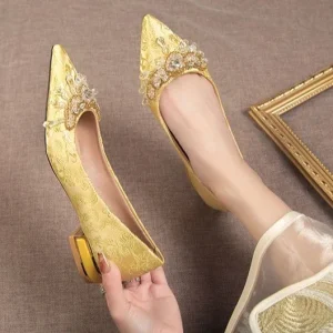 Crystals Diamond Wedding Party Rhinestone High Heels Pumps