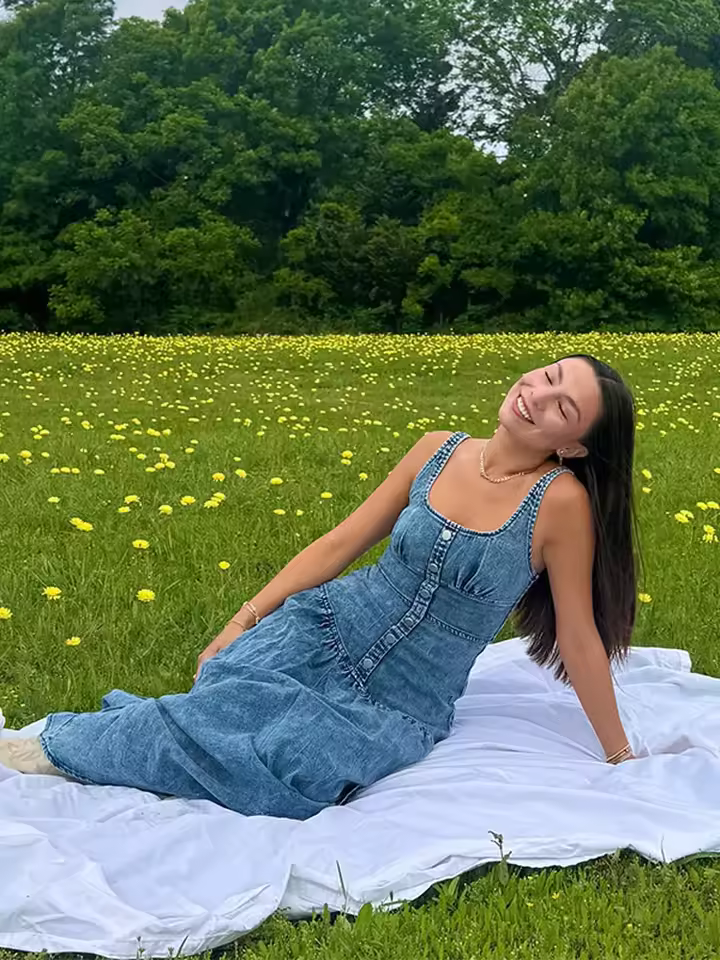 Denim Metal Single Breasted Square Neck Sleeveless Backless Slim High Street Maxi Dress - Image 2