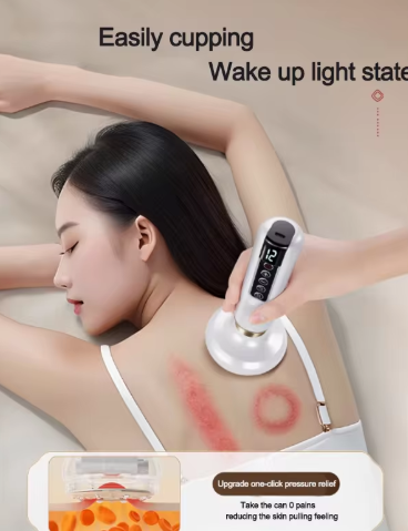 Electric Scraping Instrument Hot Compress Cupping Device Meridian Brush Intelligent Negative Pressure - Image 8