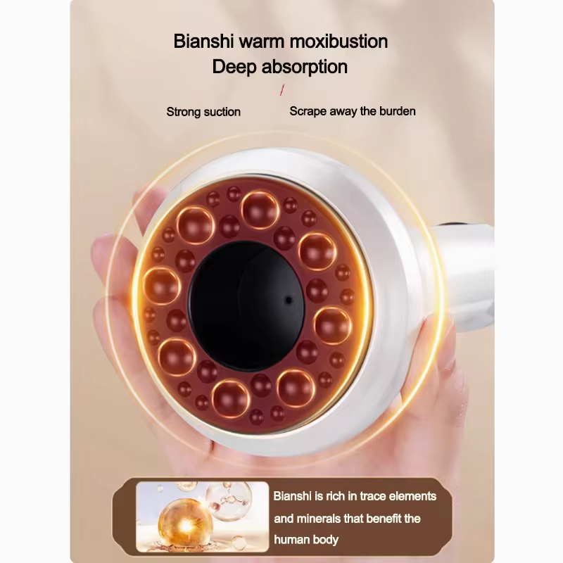 Electric Scraping Instrument Hot Compress Cupping Device Meridian Brush Intelligent Negative Pressure - Image 5