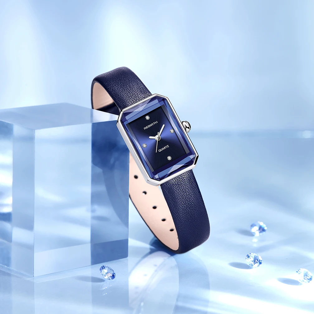 Elegant Alloy Leather Water-Resistance Numberless Versatile Quartz Watch - Image 12