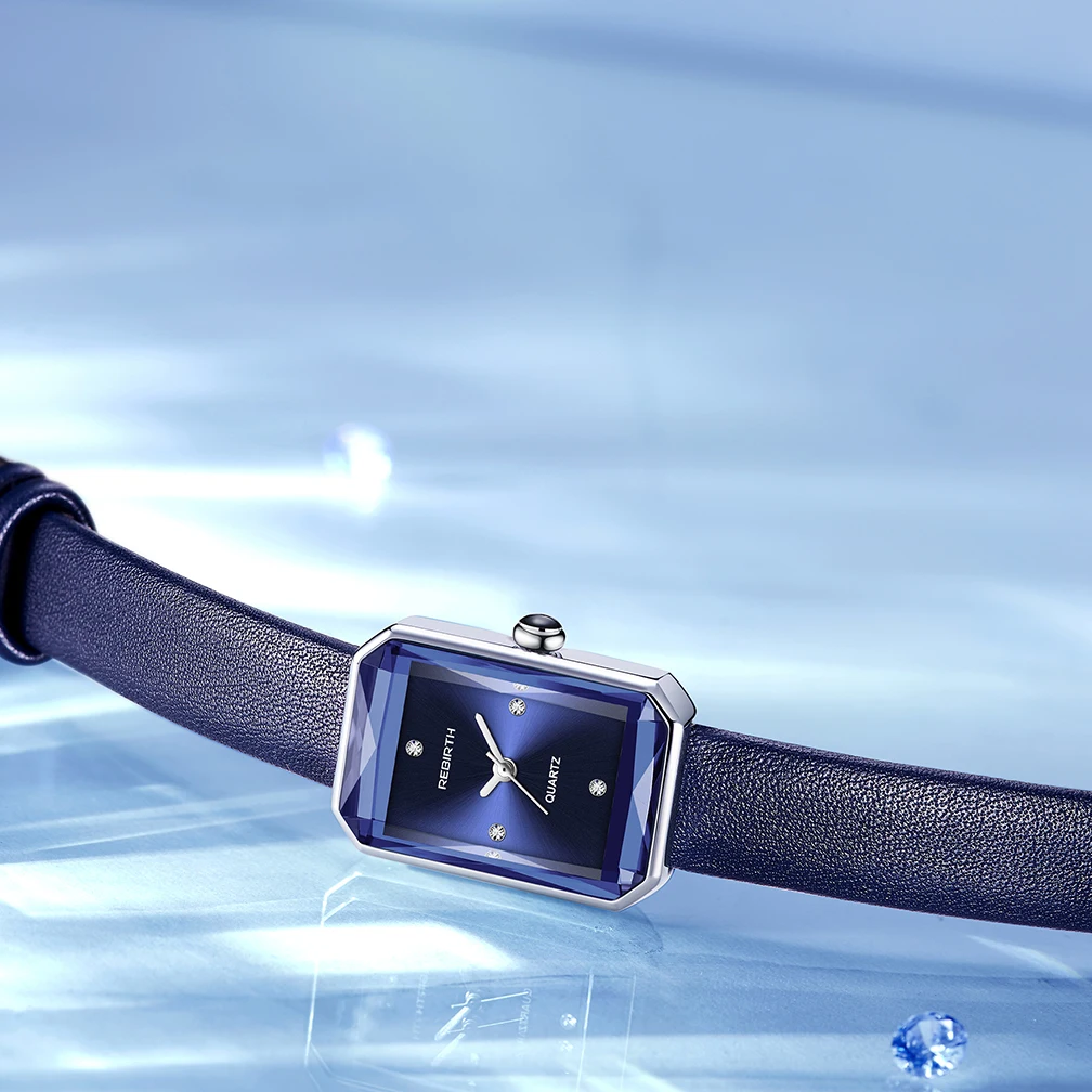 Elegant Alloy Leather Water-Resistance Numberless Versatile Quartz Watch - Image 10