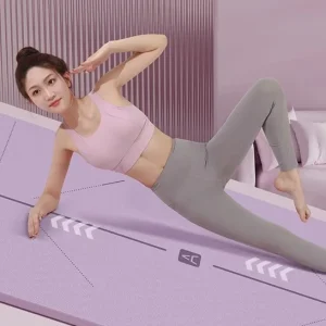 Elegant Geometric Fitness With Position Line Thickened Anti Slip Jump Rope Double Tpe Yoga Mat