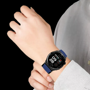 Elegant Pump Sphygmomanometer Heart Rate Thermometer Airbag Wristband Call reminder Health GT5 Smart Watch