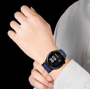 Elegant Pump Sphygmomanometer Heart Rate Thermometer Airbag Wristband Call reminder Health GT5 Smart Watch