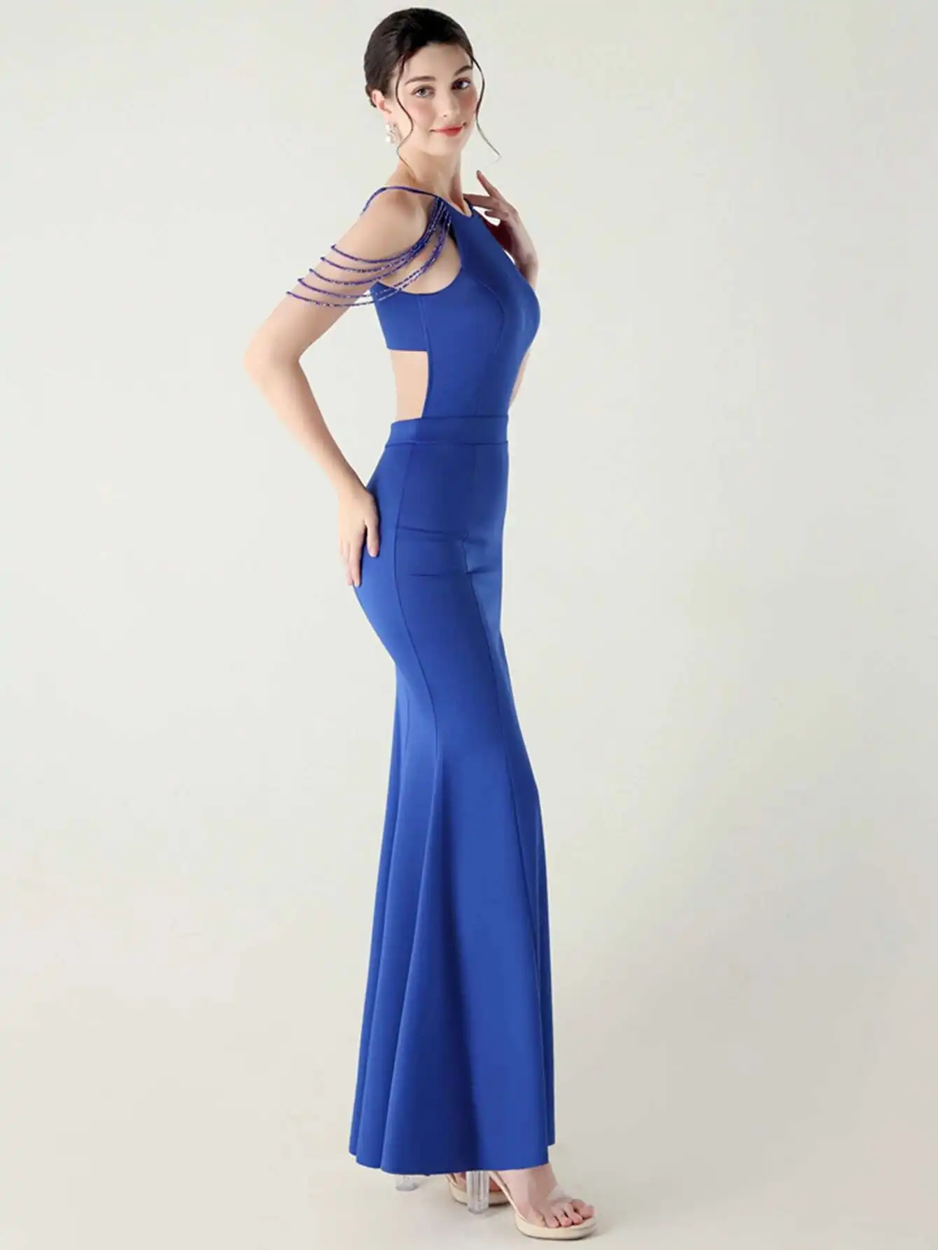Elegant Rhinestone Birthday Party Luxury Prom Evening Dresses - Image 7
