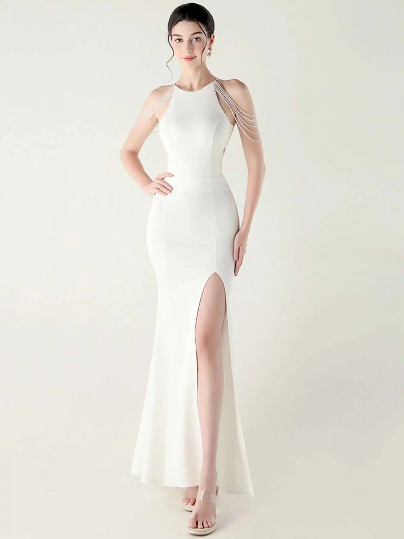 Elegant Rhinestone Birthday Party Luxury Prom Evening Dresses - Image 9