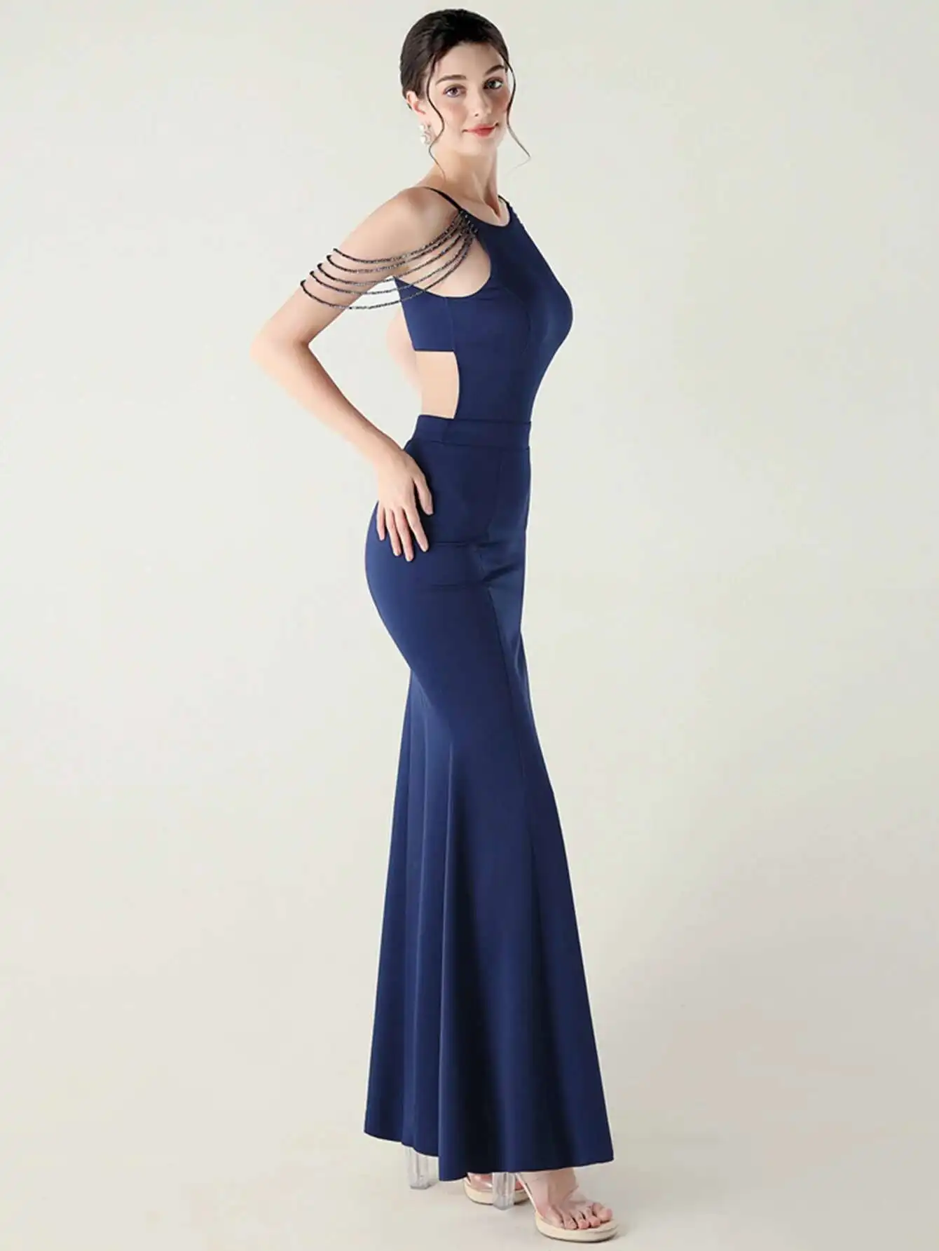 Elegant Rhinestone Birthday Party Luxury Prom Evening Dresses - Image 2