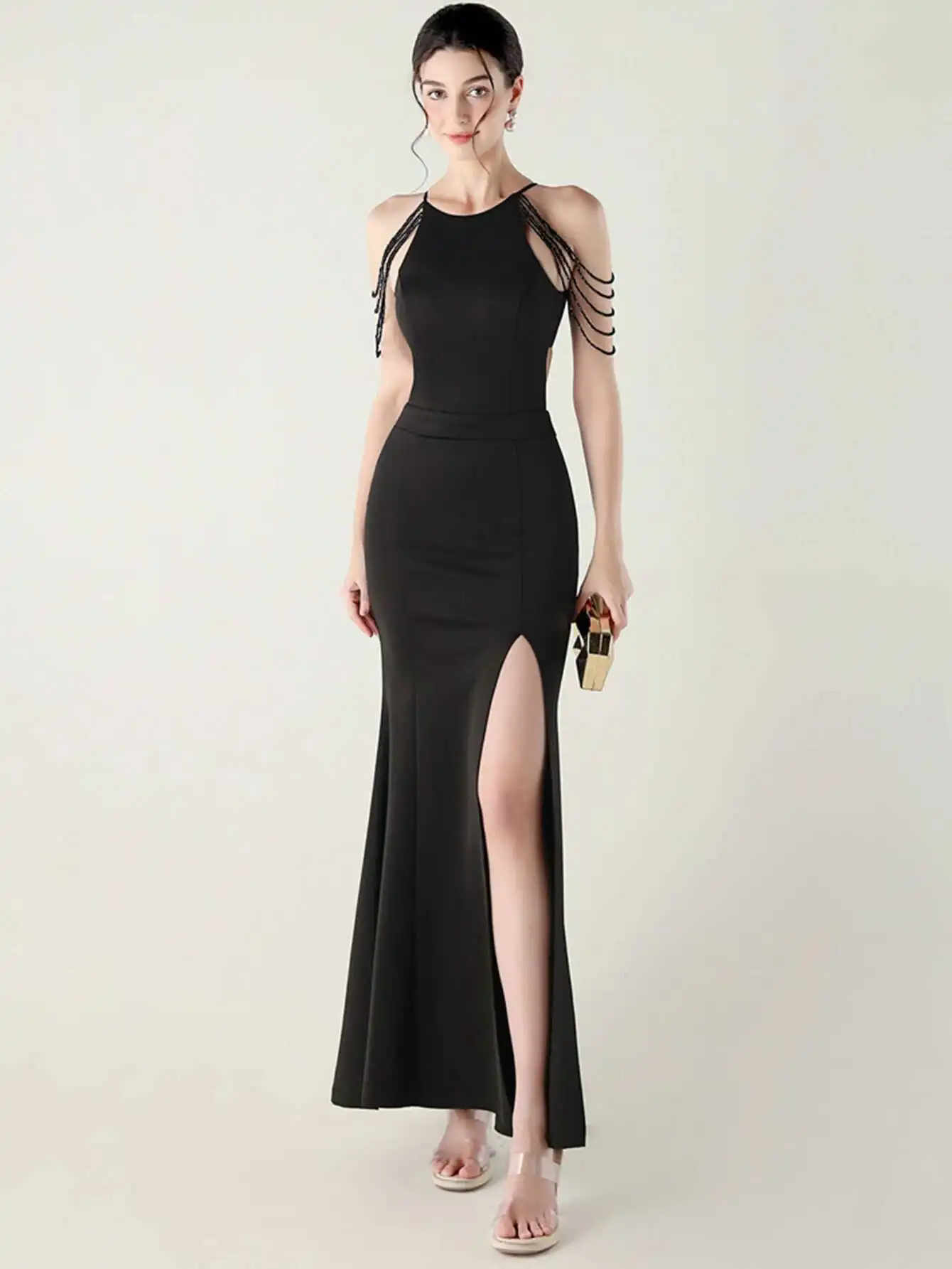 Elegant Rhinestone Birthday Party Luxury Prom Evening Dresses - Image 12