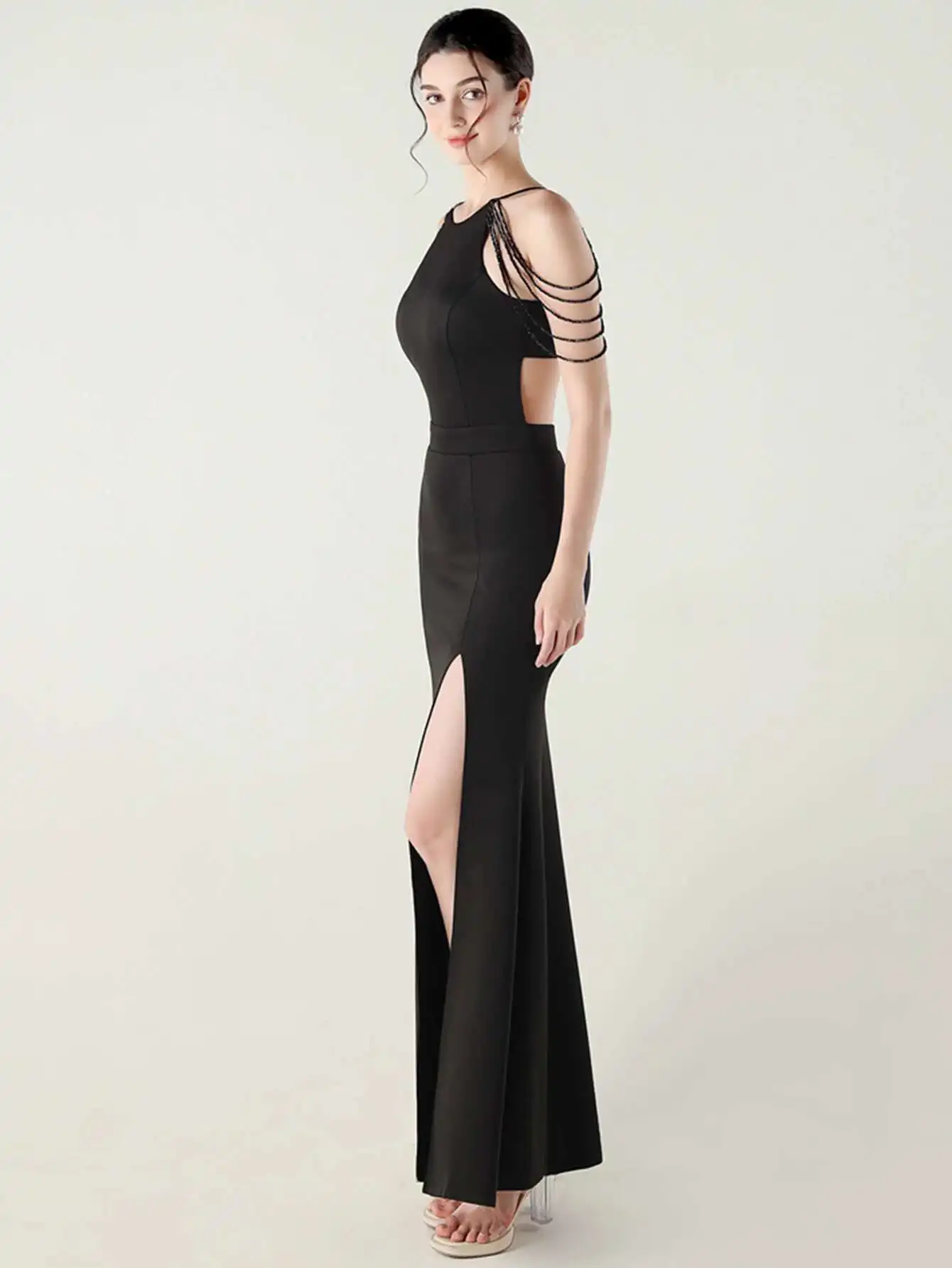 Elegant Rhinestone Birthday Party Luxury Prom Evening Dresses - Image 14