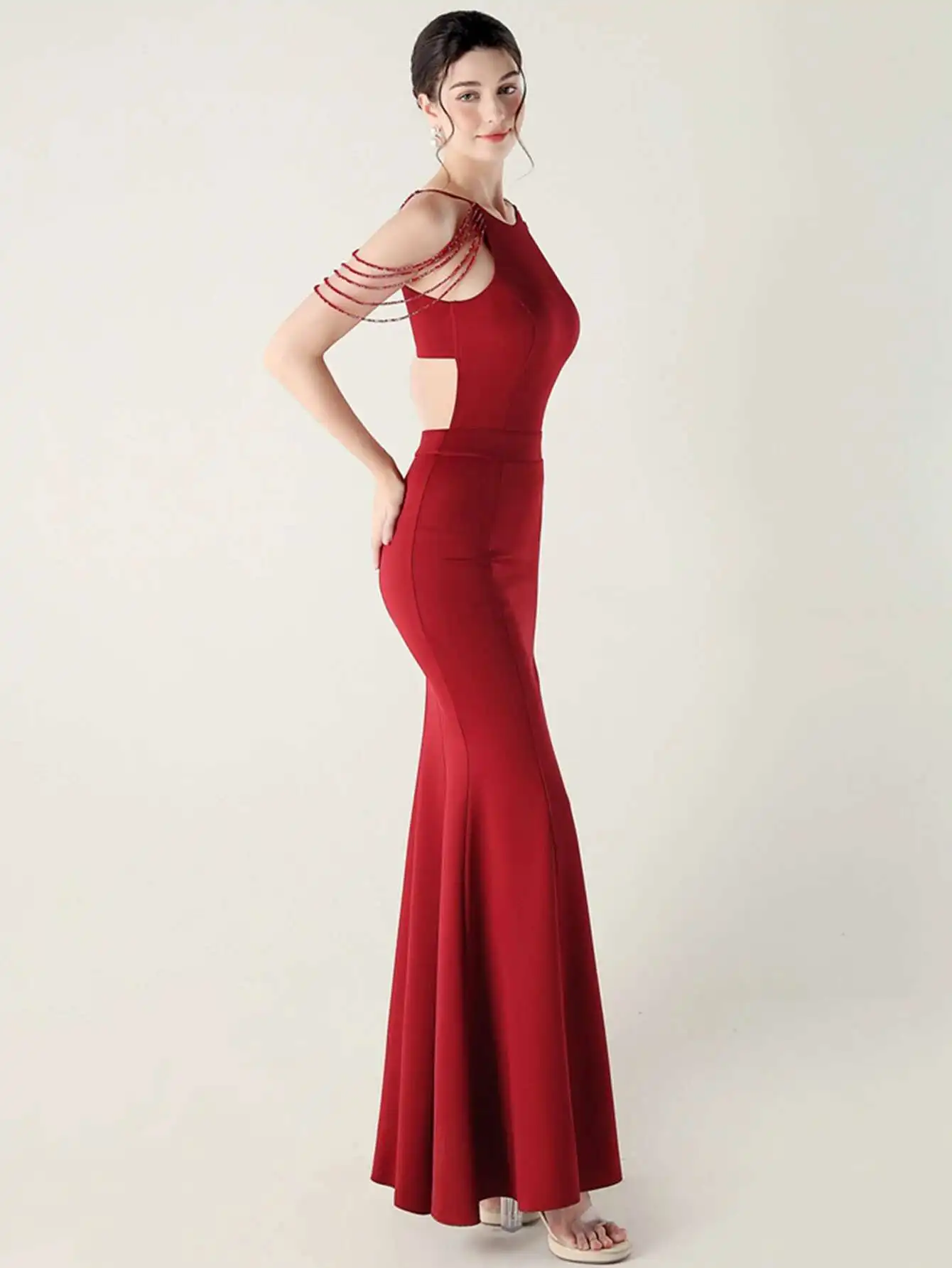 Elegant Rhinestone Birthday Party Luxury Prom Evening Dresses - Image 18
