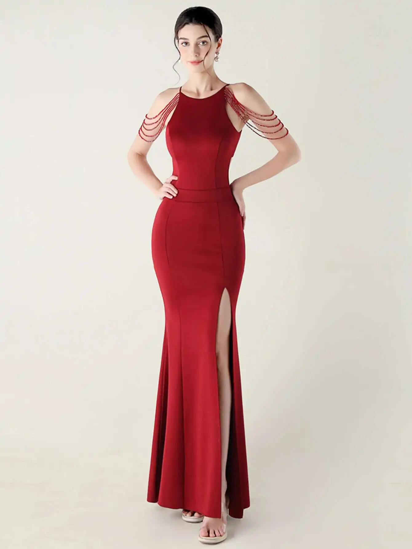 Elegant Rhinestone Birthday Party Luxury Prom Evening Dresses - Image 16