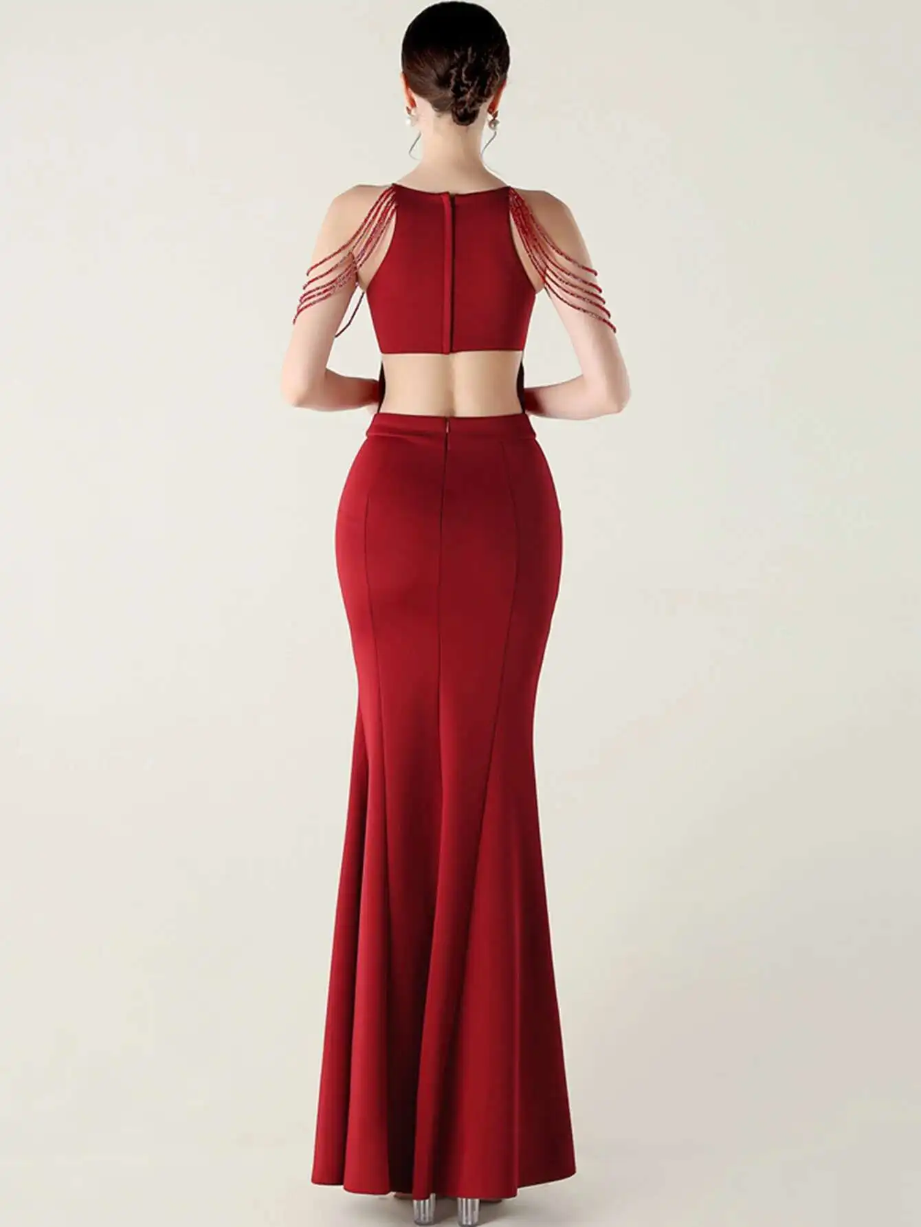 Elegant Rhinestone Birthday Party Luxury Prom Evening Dresses - Image 19