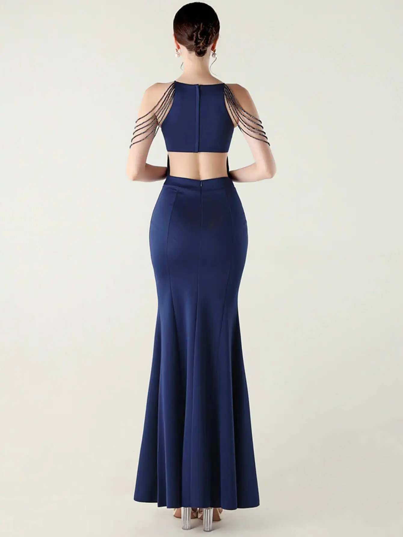 Elegant Rhinestone Birthday Party Luxury Prom Evening Dresses - Image 4