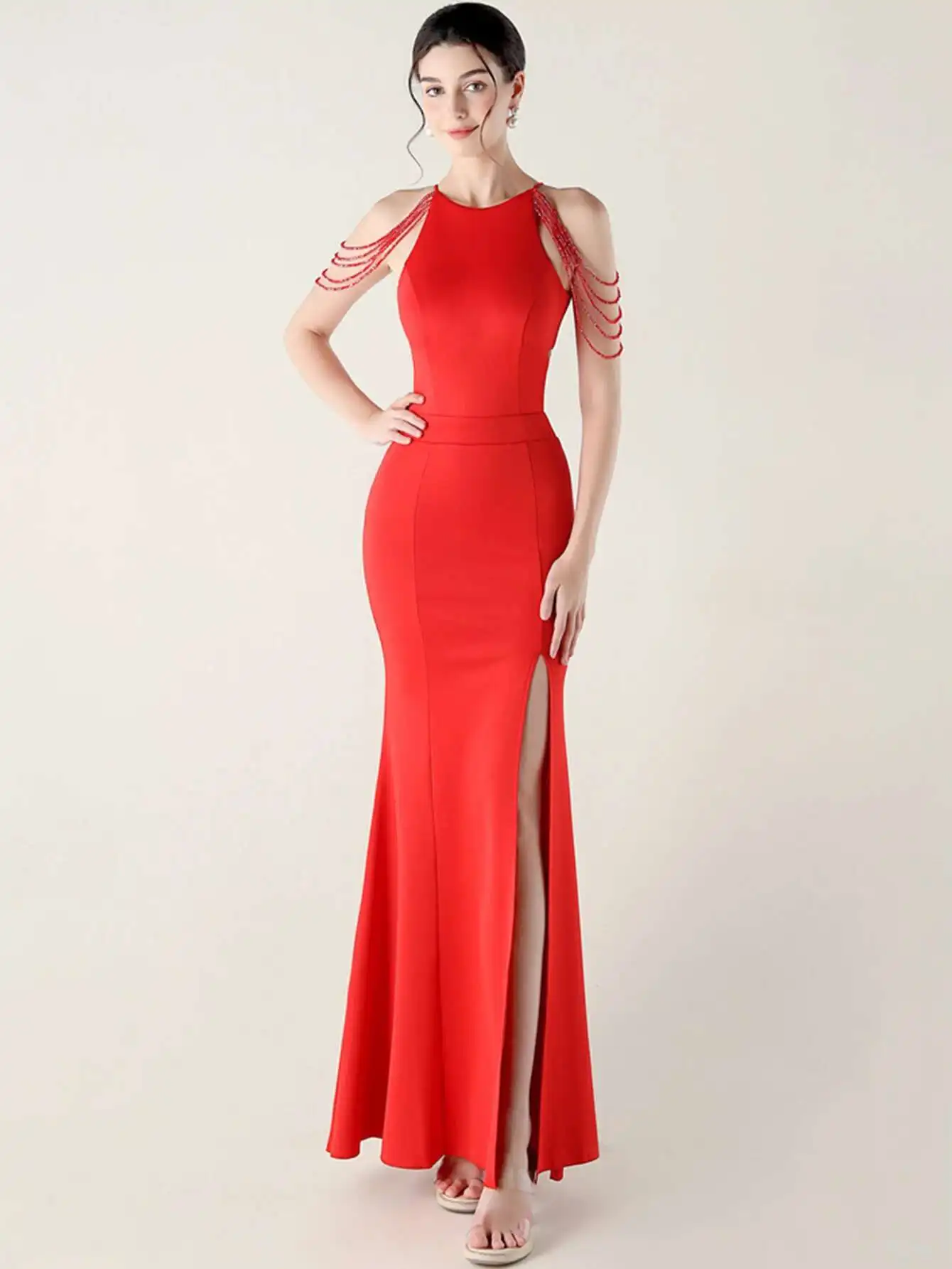Elegant Rhinestone Birthday Party Luxury Prom Evening Dresses - Image 20