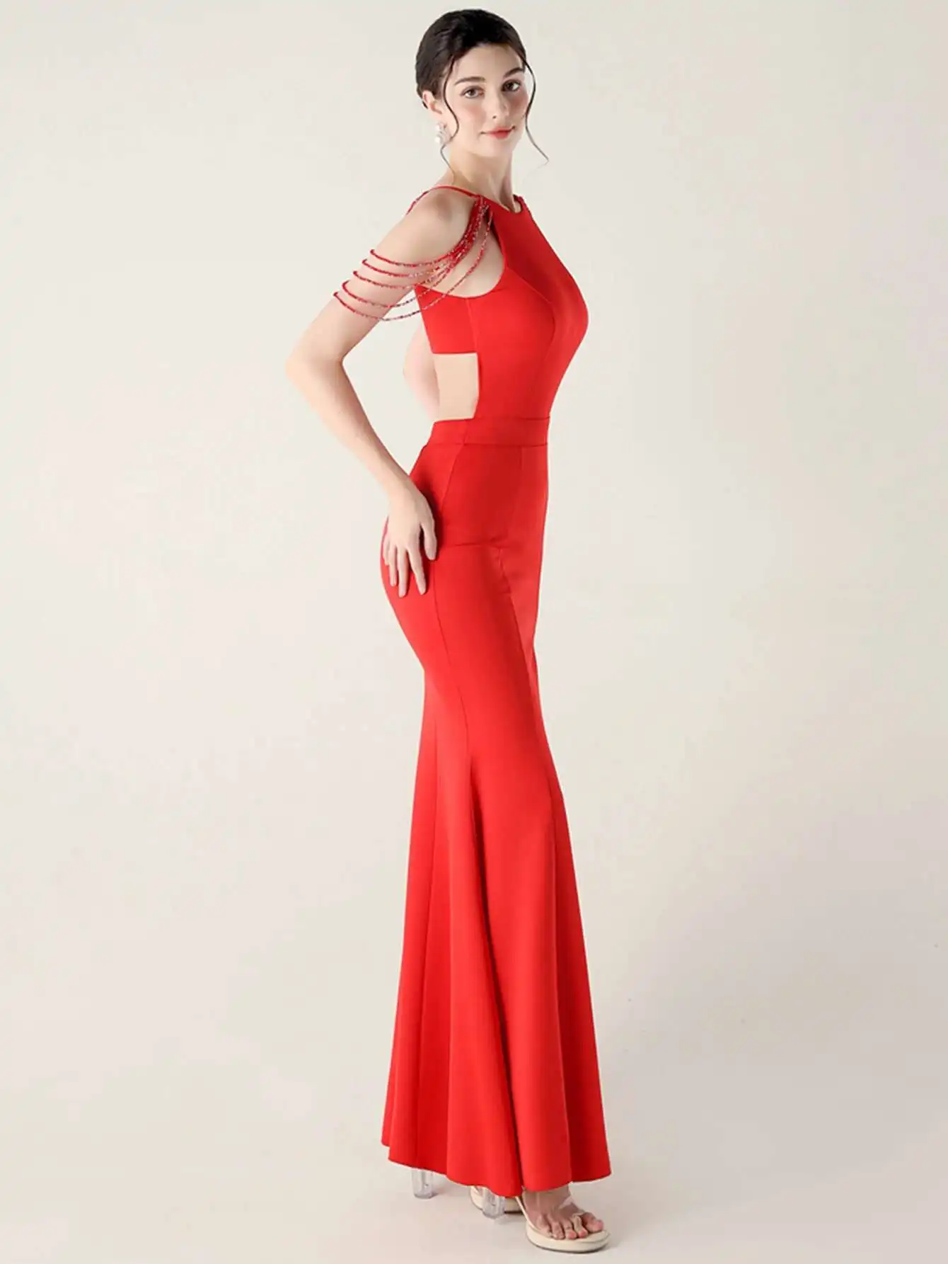 Elegant Rhinestone Birthday Party Luxury Prom Evening Dresses - Image 22