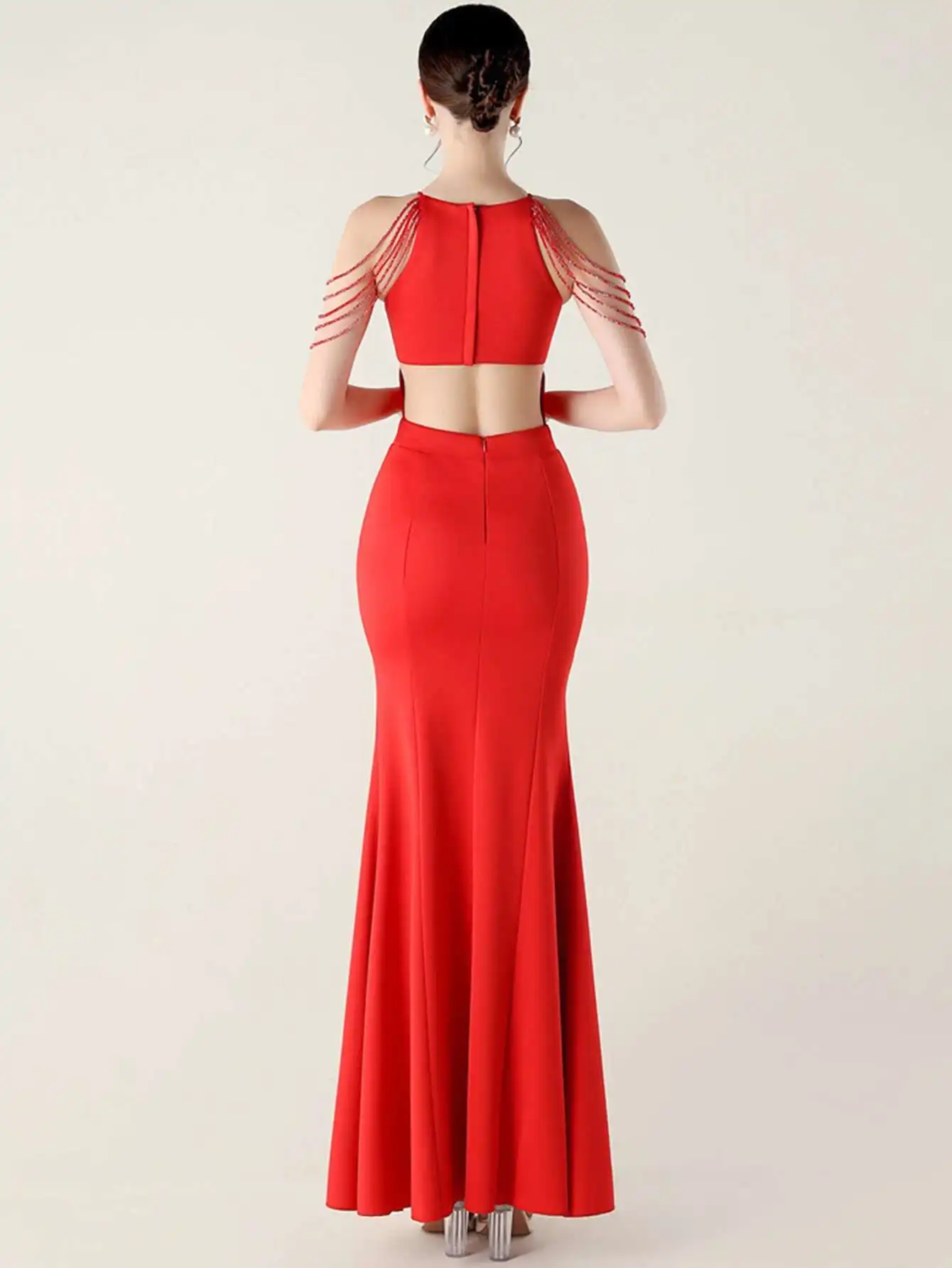 Elegant Rhinestone Birthday Party Luxury Prom Evening Dresses - Image 23