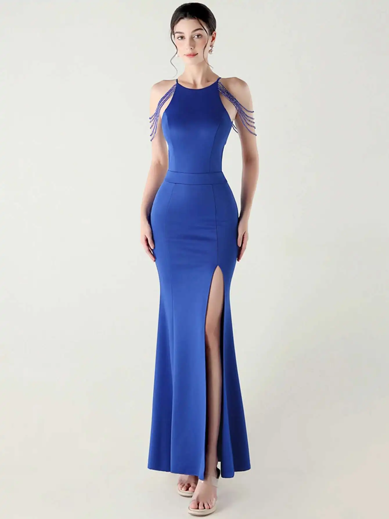 Elegant Rhinestone Birthday Party Luxury Prom Evening Dresses - Image 5