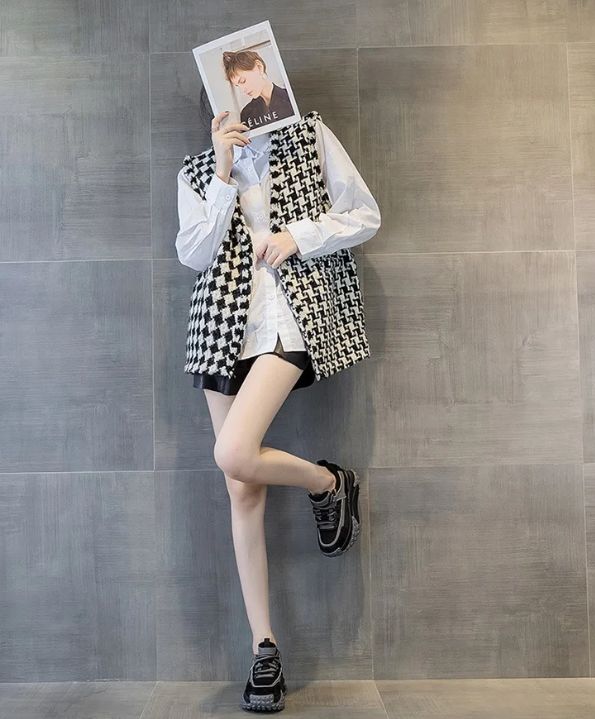 Elegant Rubber Genuine Leather Platform Wedge Chunky Shoes - Image 6