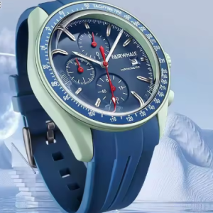 Elegant Silicone Rubber Strap Watches Sports Buckle Multifunction Quartz Couple Wristwatch