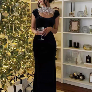 Erotic Mesh Patchwork O Neck Short Sleeve Bandage Long Bodycon Dresses Gowns