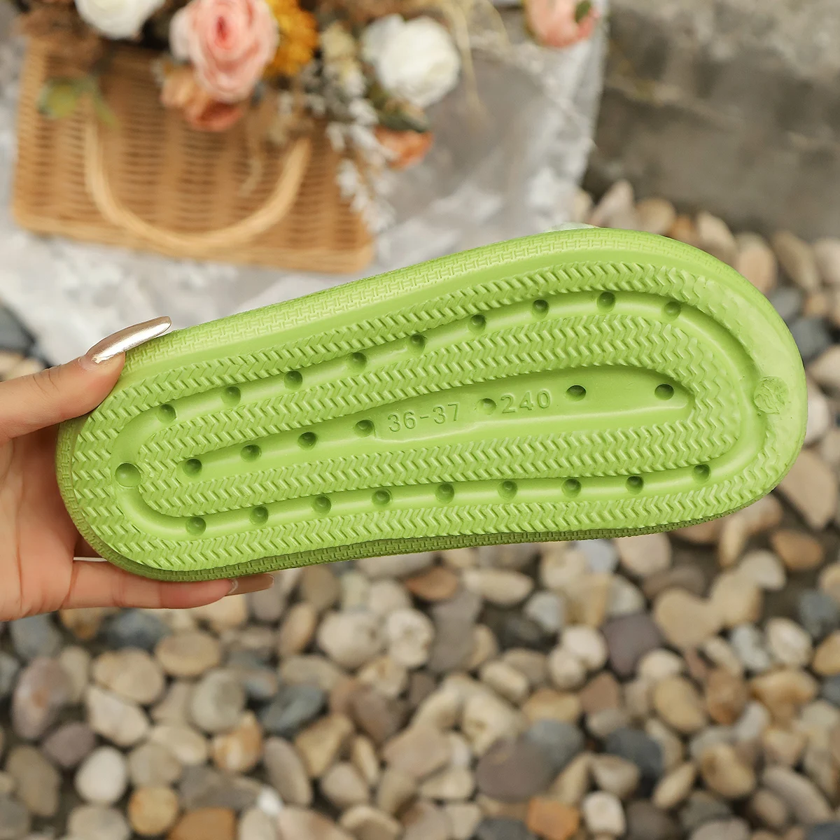 Sweet Flowers Phalaenopsis Beach Style Flip-Flops Multi-Color Slippers - Image 6