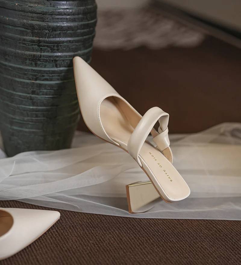 Formal Comfortable Fairy Style Retro Beautiful Outdoor High-heeled - Image 4