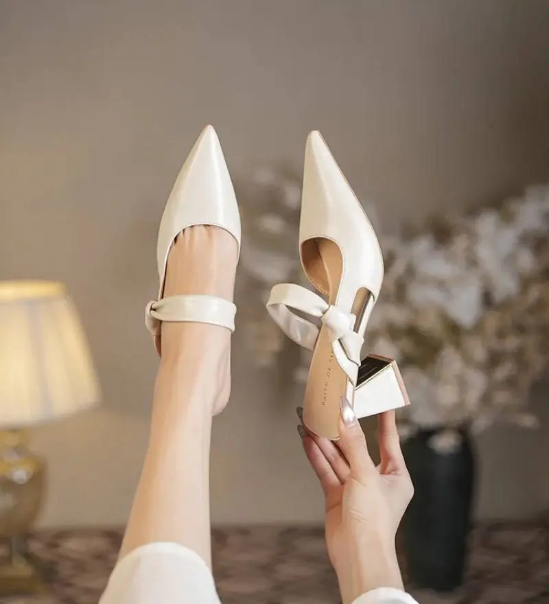 Formal Comfortable Fairy Style Retro Beautiful Outdoor High-heeled - Image 2