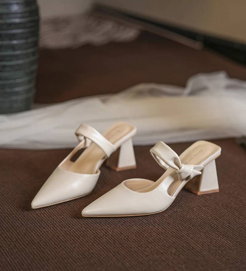 Formal Comfortable Fairy Style Retro Beautiful Outdoor High-heeled - Image 3