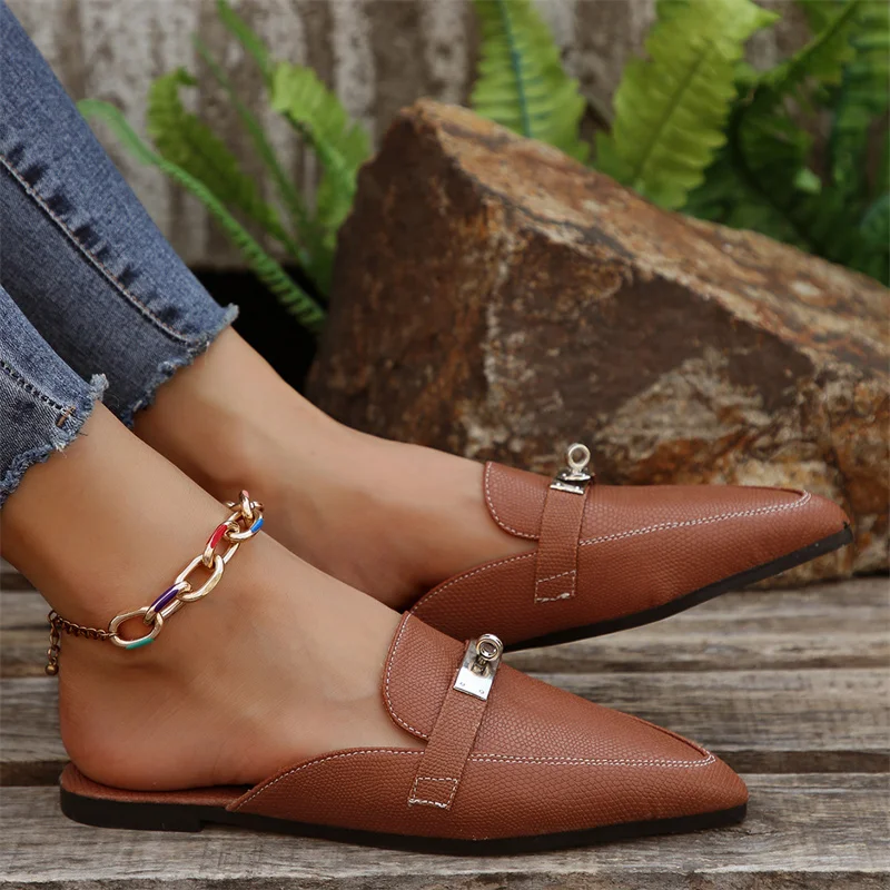 Formal Rubber Comfortable Versatile Wear-Resistant Lazy Flat Shoes - Image 3