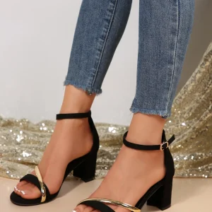 Formal Rear Strap Ankle Strap Party Narrow Band High Heel Sandals