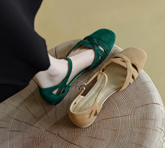 Luxury Comfort Round Toe Breathable Med Clear Heels Sandals - Image 12