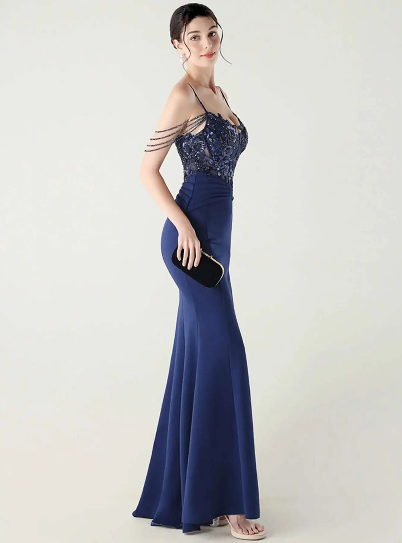 Luxury Elegant Backless Sleeveless Erotic Vestidos Split Prom Party long Dresses - Image 5