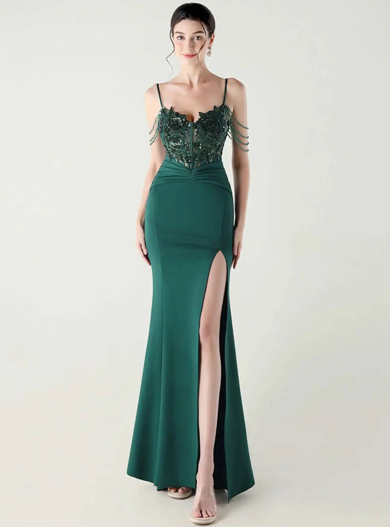 Luxury Elegant Backless Sleeveless Erotic Vestidos Split Prom Party long Dresses - Image 10