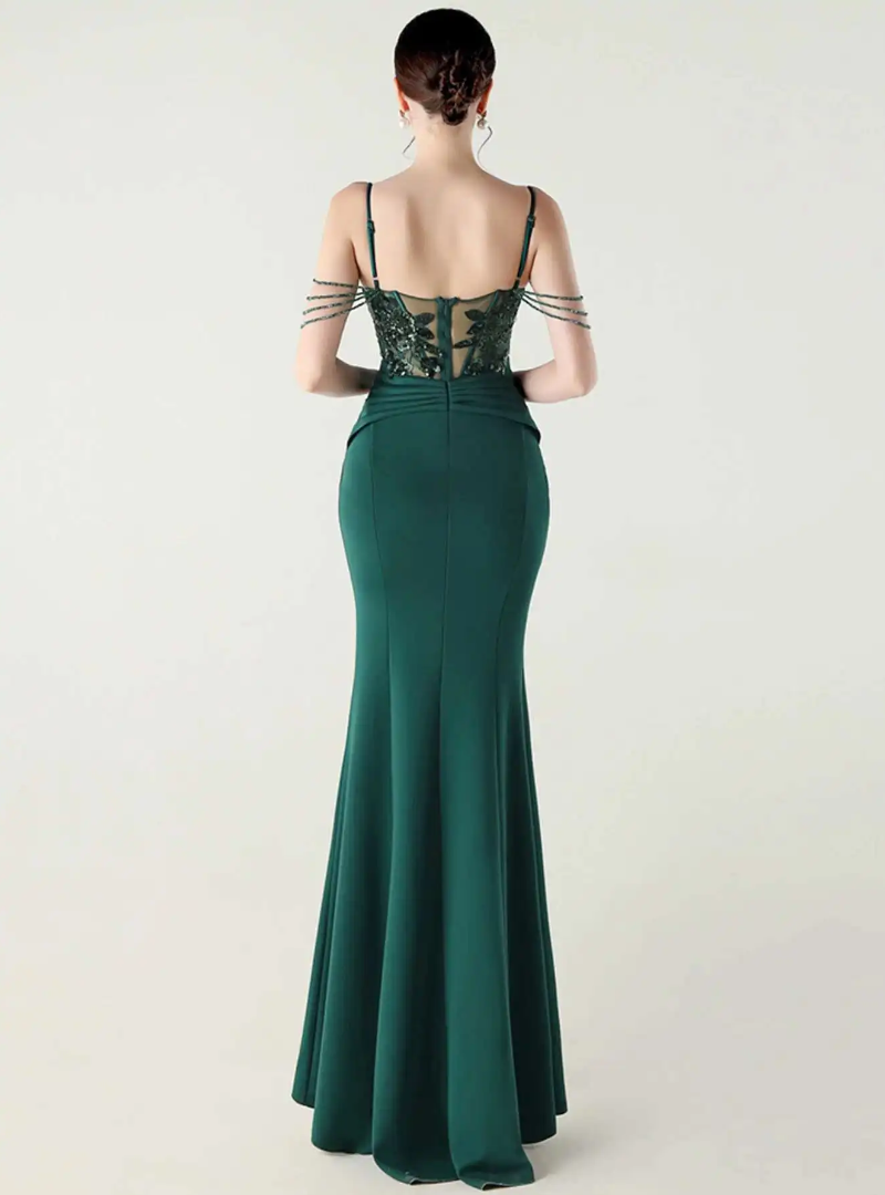 Luxury Elegant Backless Sleeveless Erotic Vestidos Split Prom Party long Dresses - Image 12