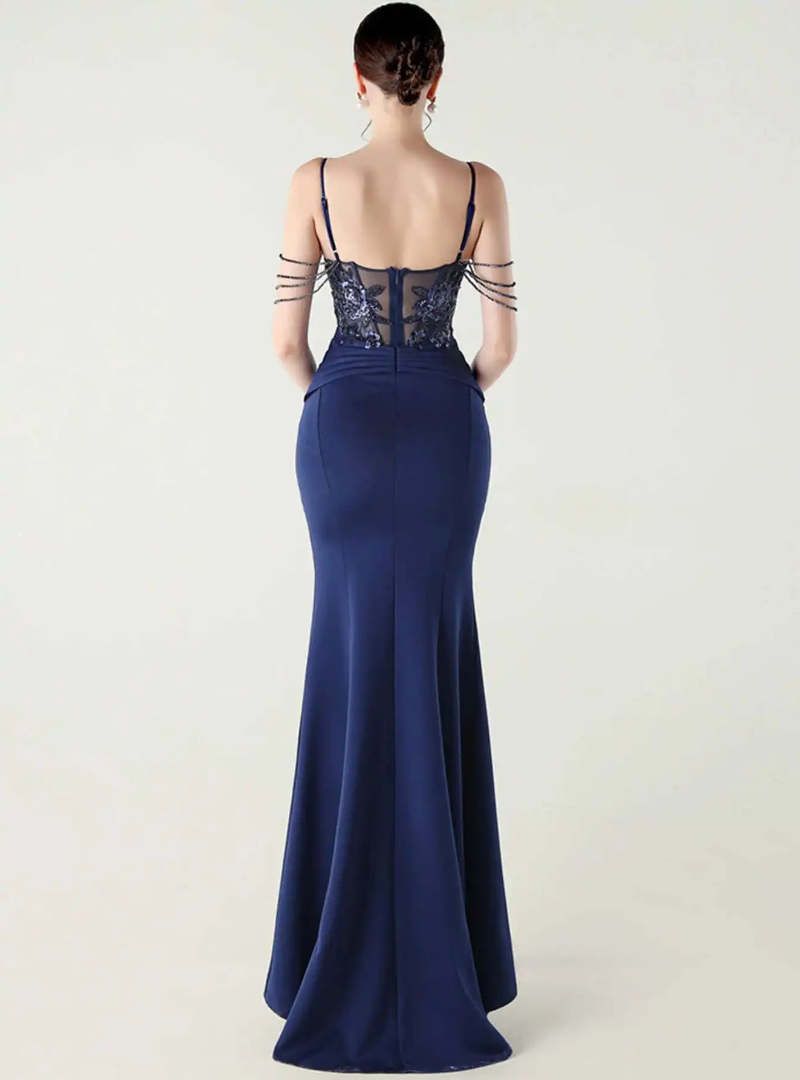 Luxury Elegant Backless Sleeveless Erotic Vestidos Split Prom Party long Dresses - Image 6