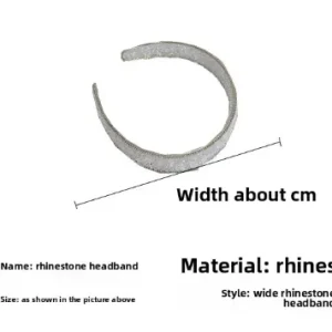 Luxury Plastic Butterfly Rhinestone Vintage Accessories Floral Hair Bands