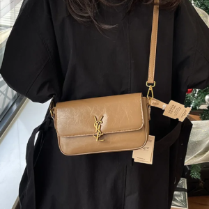 Luxury Small Square All-Match Crossbody Shoulder Premium Leather Tofu Bag