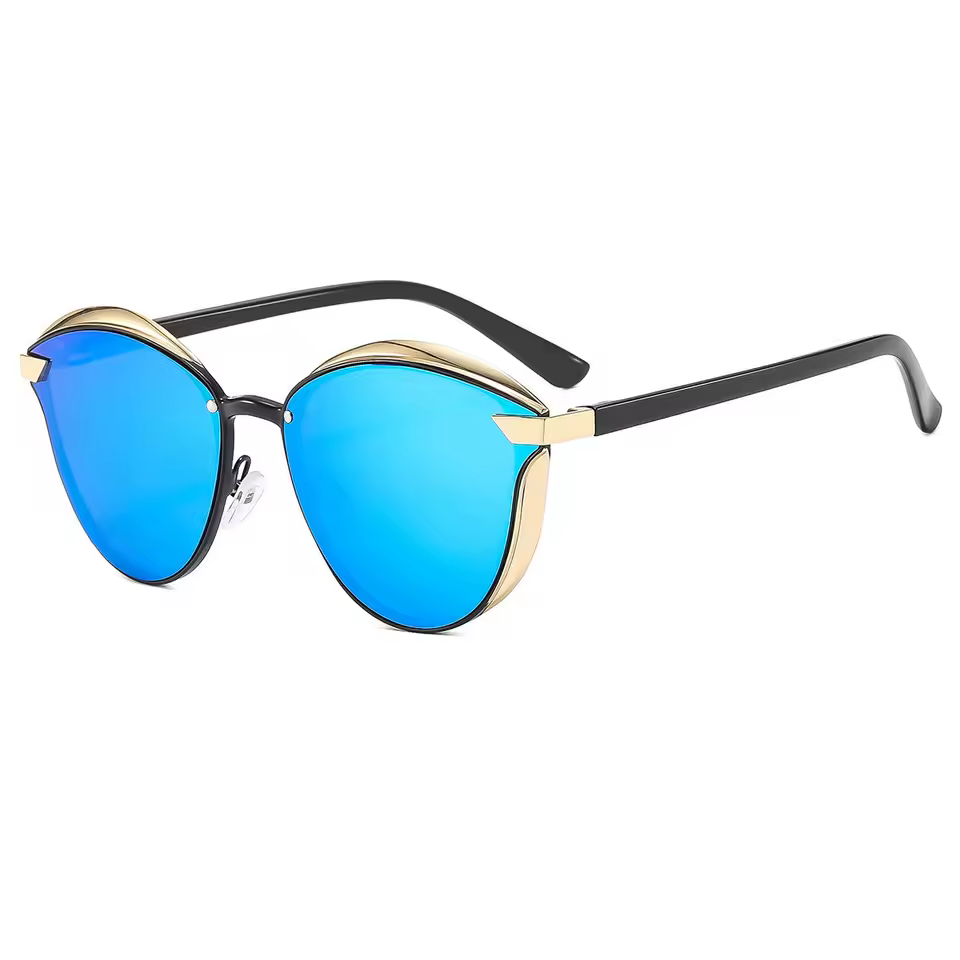 Luxury Street Photography High-end Cat Eye Frame Polycarbonate Outdoor Sunglasses - Image 3