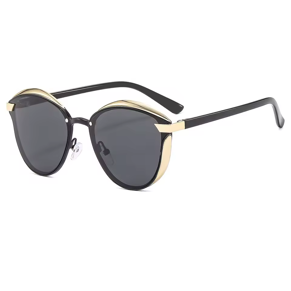 Luxury Street Photography High-end Cat Eye Frame Polycarbonate Outdoor Sunglasses - Image 2