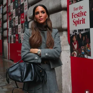 Vintage O-neck Long Sleeve Double Breasted Pleated Loose Blazer Mini Skirt Suit Set