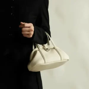 Trend Solid Designer Clip Dumpling PU Leather Crossbody Shoulder Handbags